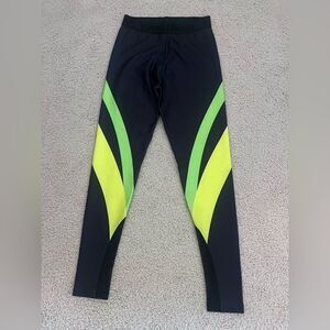 Black and Green Leggings